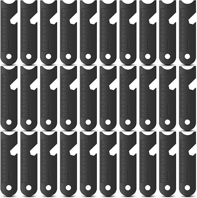 BBTO Striker Scraper Ferrocerium Rod Scraper Steel Ferrocerium Rod Striker Flint Fire Starter with Keychain Ring for Survival Drilled, Emergency, Camping, Backpacking, Hiking, Bush-Craft