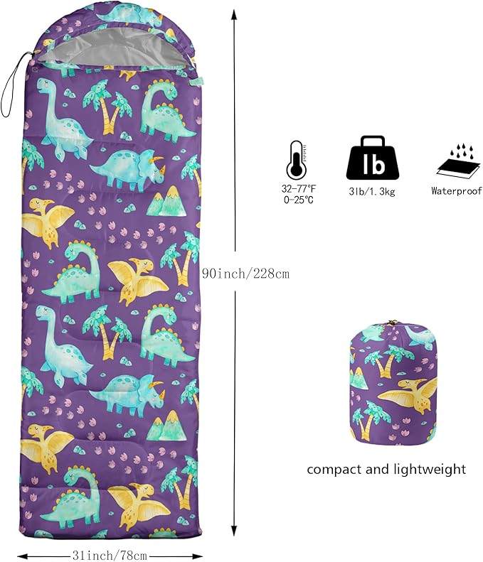 BailiPromise Camping Sleeping Bags,3 Season Warm & Cool Weather,Lightweight,Waterproof Sleeping Bags for Adults & Kids,Traveling,and Outdoors,Camping Gear Equipment