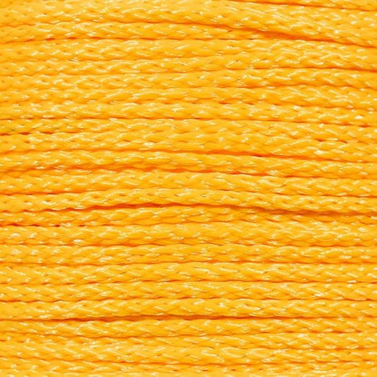 Hollow Braid Polypropylene Rope (1/4 Inch, 50 Feet, Yellow) - Barrier Rope - Trail Marking, Crowd Control, Golf Courses