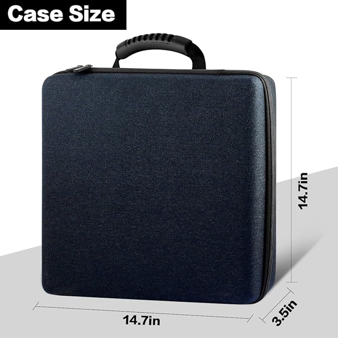 Comecase Extra Large Battery Organizer Storage Box, Garage Carrying Case Bag Holder - Holds Up to 300+ Batteries AA AAA C D 9V Lithium 3V with Battery Tester (Batteries are Not Included)