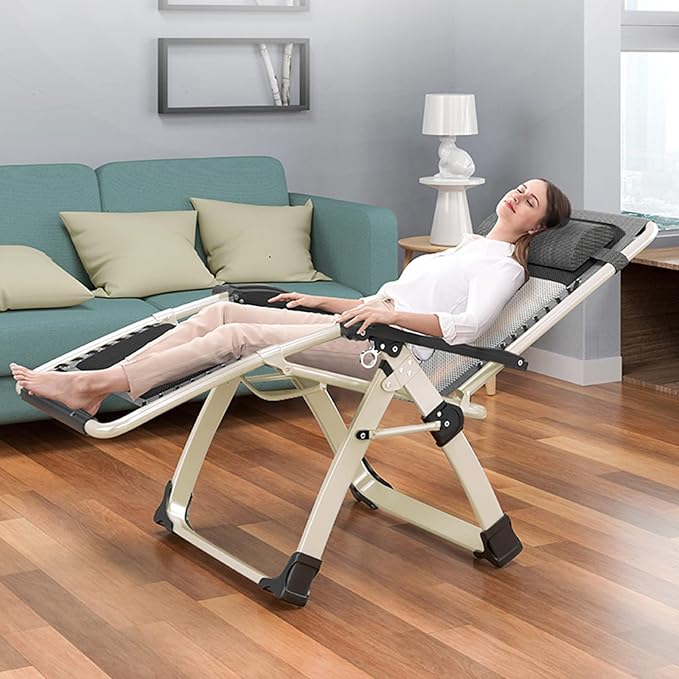 ABORON 2 Pack Zero Gravity Chair, Outdoor Lounge Chairs Sun Loungers with Removable Cushion,Headrest,Cup Holder,Reclining Patio Lounger Chair for Indoor and Outdoor