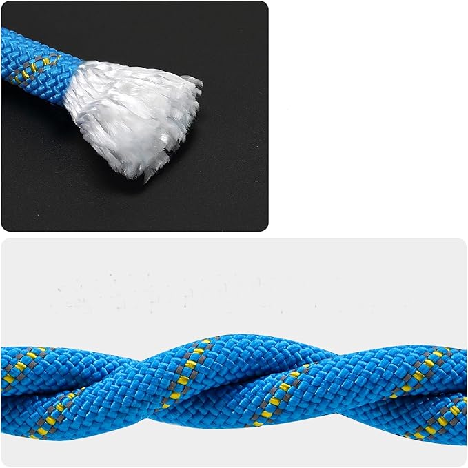 8/10/12mm x 5/10/20/30meter Static Rope Climbing Rope Marine Rope Anchor Rope Boat Rope Rappelling Rope Float Rope Tree Swing Rope Reflective