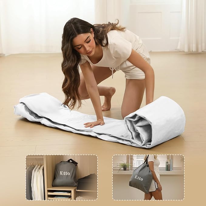 Air Mattress Queen with Built in Pump, 18 inch Luxury Double High Air Bed Fast Inflation/Deflation, Portable Inflatable Blow up Mattress with Carry Bag for Camping, Home&Guests, 650lb MAX