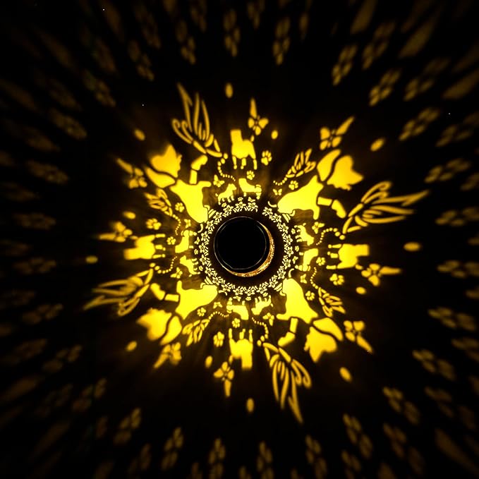 Solar Lanterns Outdoor Waterproof, Dog Garden Decor for Yard Porch Lawn Patio Pathway, Hanging Solar Lights Birthday Gifts for Women Mom Grandma Sister Friend