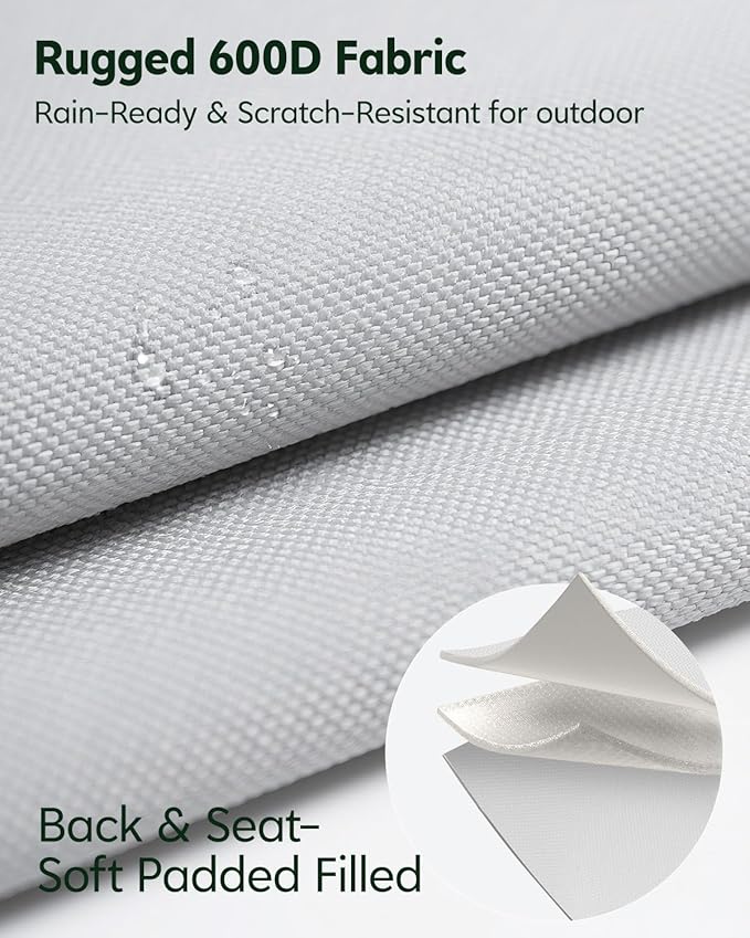 CLIPOP Double Camping Chair with Canopy, Portable Outdoor Folding Chair with Cup Holders, Side Pocket, Oversized Beach Chair with Canopy Shade for Lawn Patio Hiking, Black