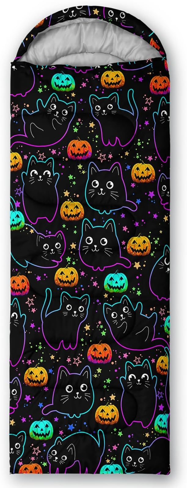 HOSIMA Dear Hunting Pattern Cold Weather Sleeping Bags for Adults,Black Light Weight Sleeping Bags for Kids Adults,WaterProof Sleeping Bags for Outdoors Hiking.