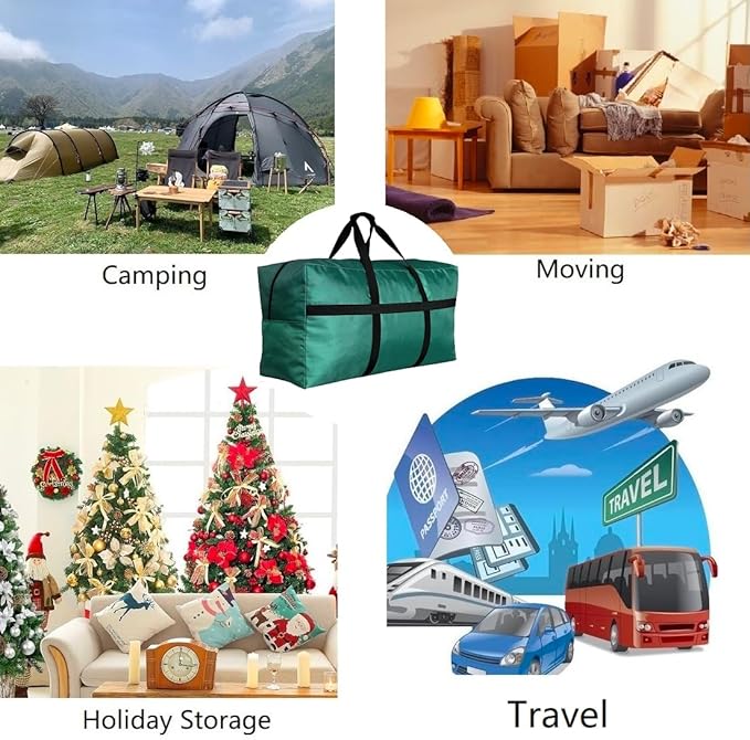 Extra Large Storage Duffle Bag for Travel, Big Foldable XL Duffle Bag for Traveling - Pink