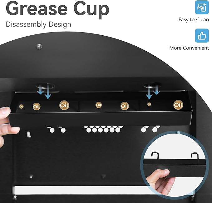 GREEN PARTY 2 Burner Griddle Grill Combo, 2 in 1 Propane Gas BBQ Grill w/Cast Iron Plate, 20,000 BTU Output Small Flat Top Propane Barbecue Grill for Camping, Patio, Backyard, Balcony