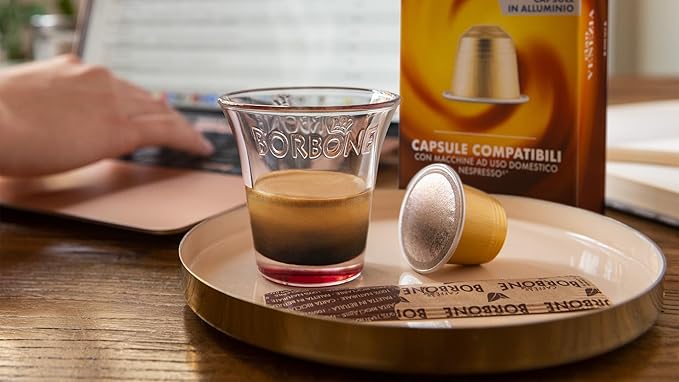 Caffe Borbone Aluminum Coffee Pods, Compatible with Nespresso Original Machines, Crema Superiore, Medium Roast, Creamy and Smooth, Genuine Italian Coffee - NOT compatible with Vertuo - 100 Count