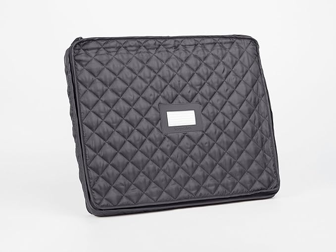 Covermates Keepsakes - Serveware Storage - Padded Protection - ID Window - Stain Resistant - Machine Washable - China Storage, Slate