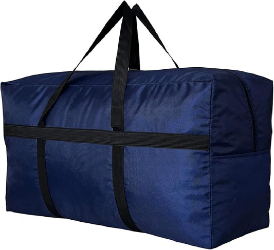 Extra Large Storage Duffle Bag for Travel, Black Oversized Giant Big Traveling Duffle Bag