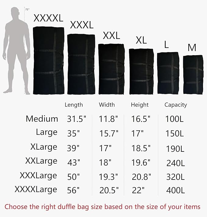 Extra Large Canvas Duffle Bag for Travel, Big Oversized Foldable Storage Bag