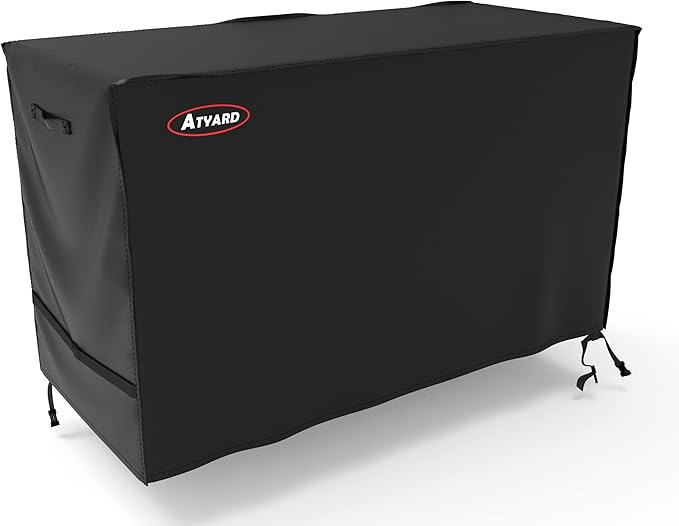 ATYARD 55-inch Outdoor Cover for Keter Unity XL Portable Table - UV Resistant, Breathable, All Weather (55" L x 24" W x 32" H)Black