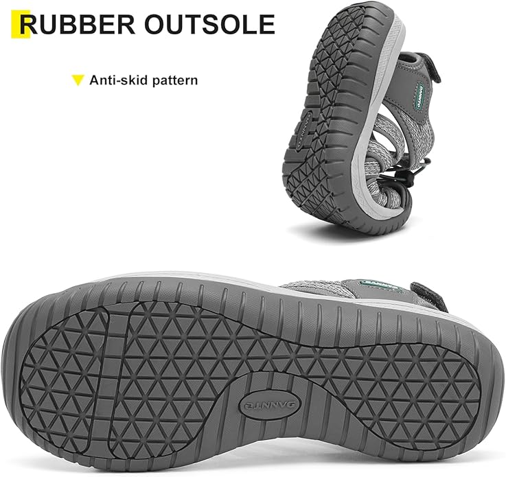 Dannto Women's Closed Toe Hiking Sandals Walking Water Sandal Comfort Athletic Sport Outdoor Sandals