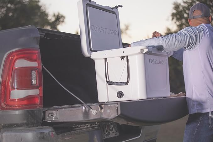 Coastland Delta Series Rotomolded Coolers, Premium Everyday Use Insulated Cooler, Ideal Portable Ice Chest Available in Multiple Capacities & Colors