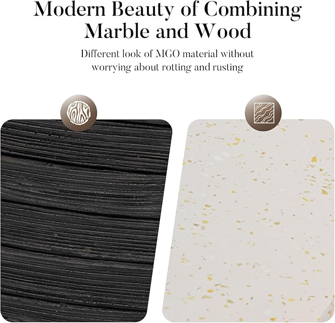 COSIEST 42" Outdoor Propane Fire Pit Table w Tank Cover & Wind Guard, Round Gas Fire Pit Table with Concrete & Wood Grain Design, 50000BTU CSA Certified Fire Tables for Patio, Backyard, Garden