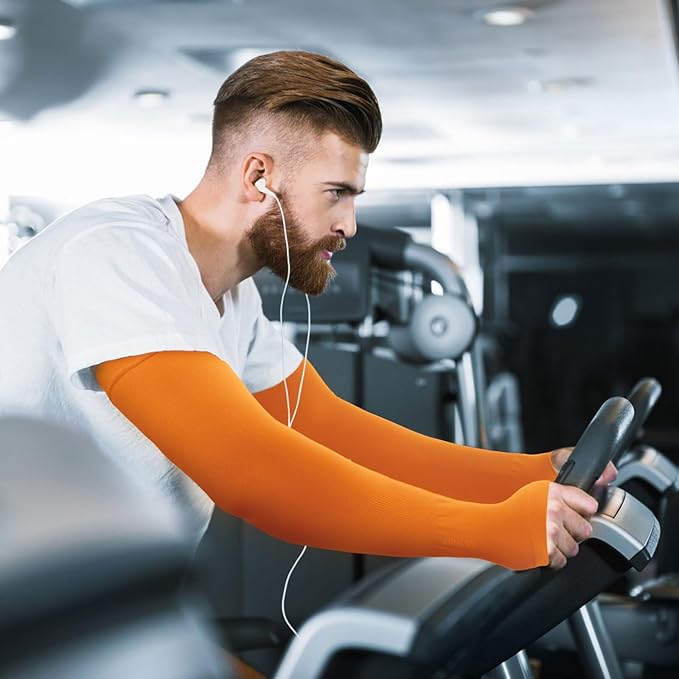 GOUNOD Gardening Sleeves to Cover Arms for Women with Thumb Holes-Sun Protection SPF Cooling Driving UV Blocking