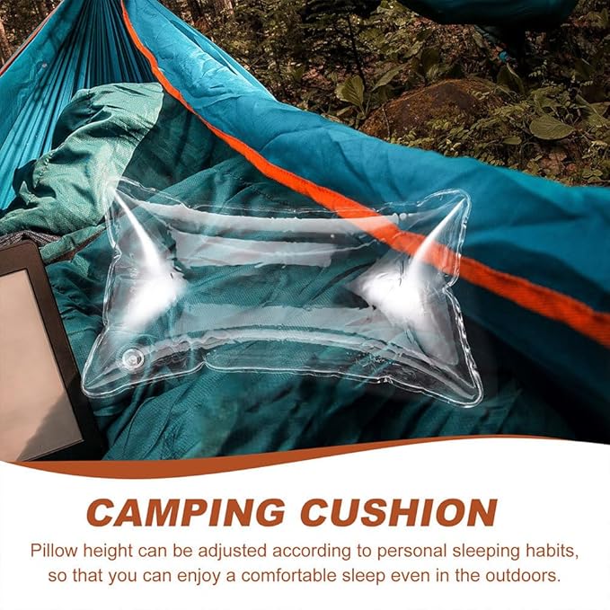 Transparent Pillow Sofa Cushion Clear Cushion Water Resistant Pillow Inset Inflatable Camping Hiking