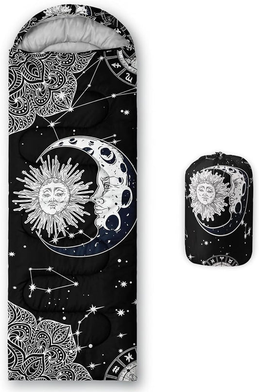 CVHOUSE Camping Sleeping Bags,3 Season Warm & Cool Weather,Lightweight,Waterproof Sleeping Bags for Adults & Kids,Traveling,and Outdoors,Camping Gear Equipment