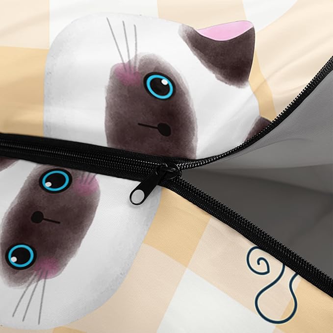 AILONEN Pink Lovely Rabbit Sleeping Bag for Girls Kids Adults,Warm and Cool Weather,Lightweight,Waterproof Backpacking,Cartoon Flowers Printed Bunny Sleeping Bag for Camping