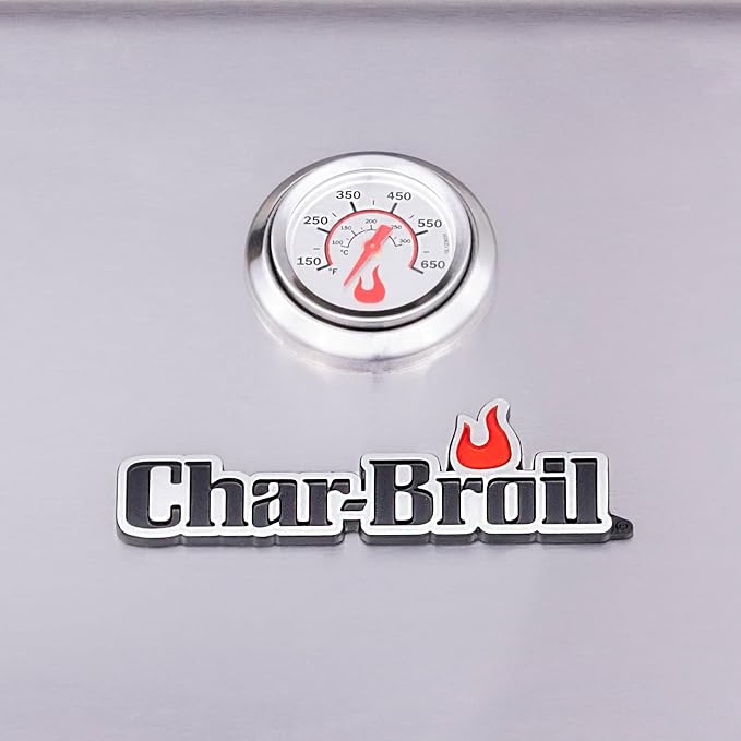 Charbroil Performance Series Convective 4-Burner with Side Burner Cabinet Propane Gas Grill, Stainless Steel - 463354021