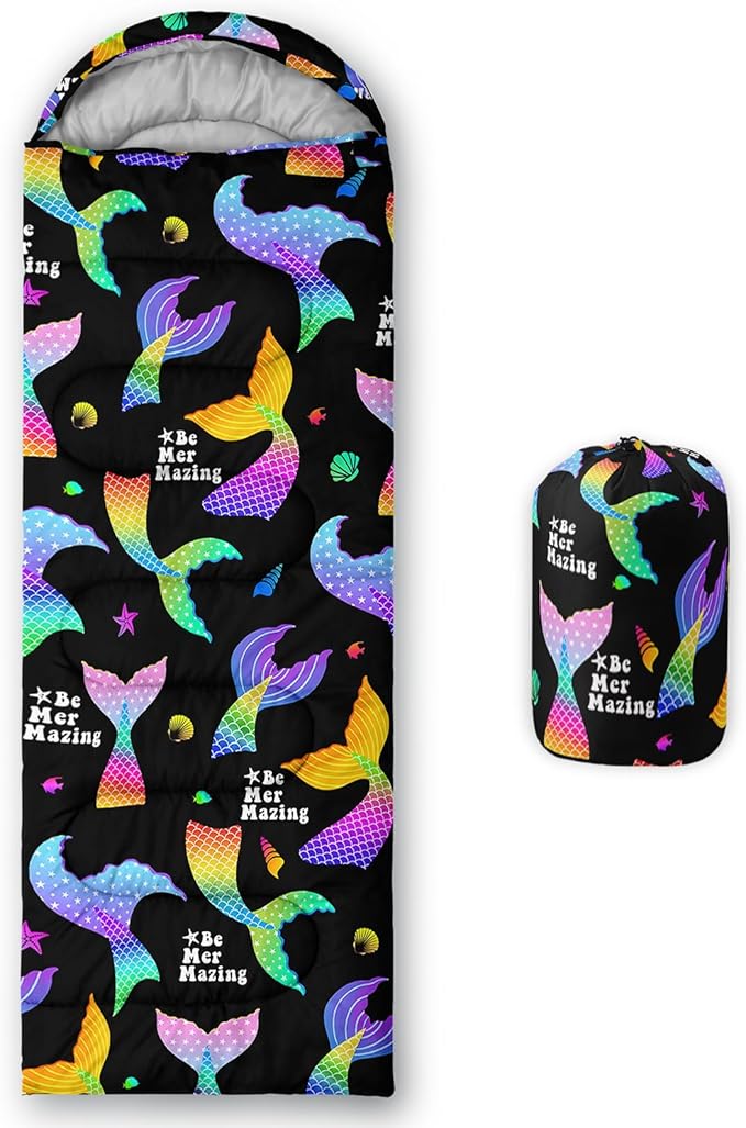 BailiPromise Camping Sleeping Bags,3 Season Warm & Cool Weather,Lightweight,Waterproof Sleeping Bags for Adults & Kids,Traveling,and Outdoors,Camping Gear Equipment