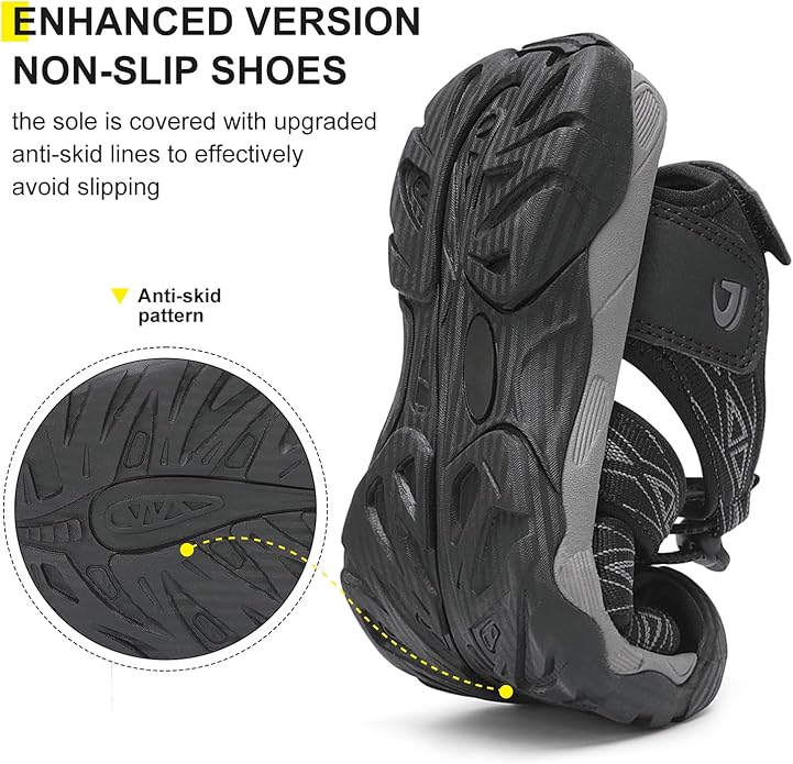 Dannto Women's Sport Hiking Sandals Closed Toe Outdoor Athletic Walking Sandal Lightweight Summer Water Shoes