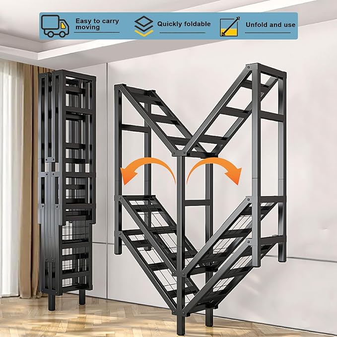 FPIGSHS Heavy Duty Clothes Rack with Cover 2000LBS Foldable Portable Wardrobe Closet for Hanging Clothing Rolling Garment Rack on Wheels for Bedroom Closet System (D(Gauze Curtain Cover, 49.2in)