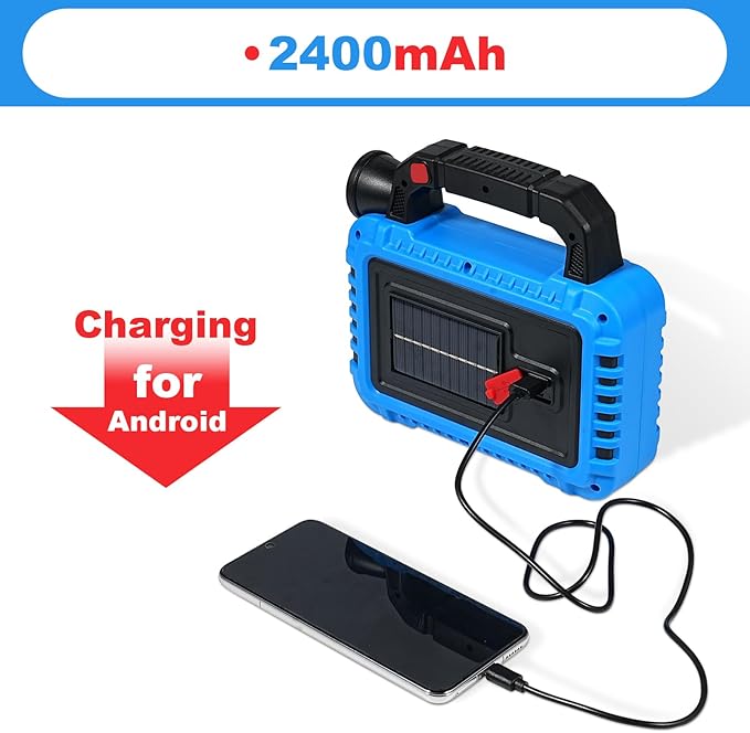 Lantern Camping Essentials Accessories Gear Solar Lights, LED Flashlight for Power Outages, Rechargeable Tent Lights for Emergency, Hurricane, Survival Kits, Operated Lamp