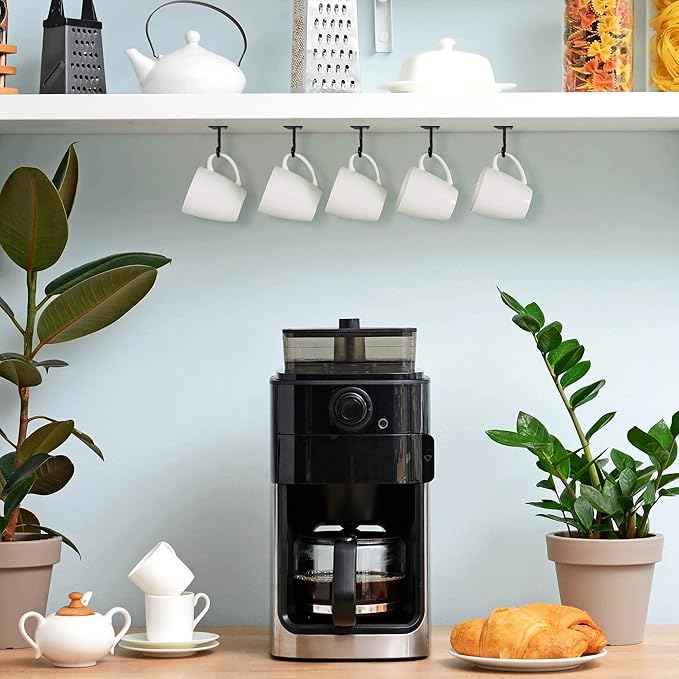 AJART Ceiling Hooks for Hanging Plants: Iron Plant Hanger for Wall Mount - 4 Pack/2.5 Inch Ceiling Hook for Indoor Use