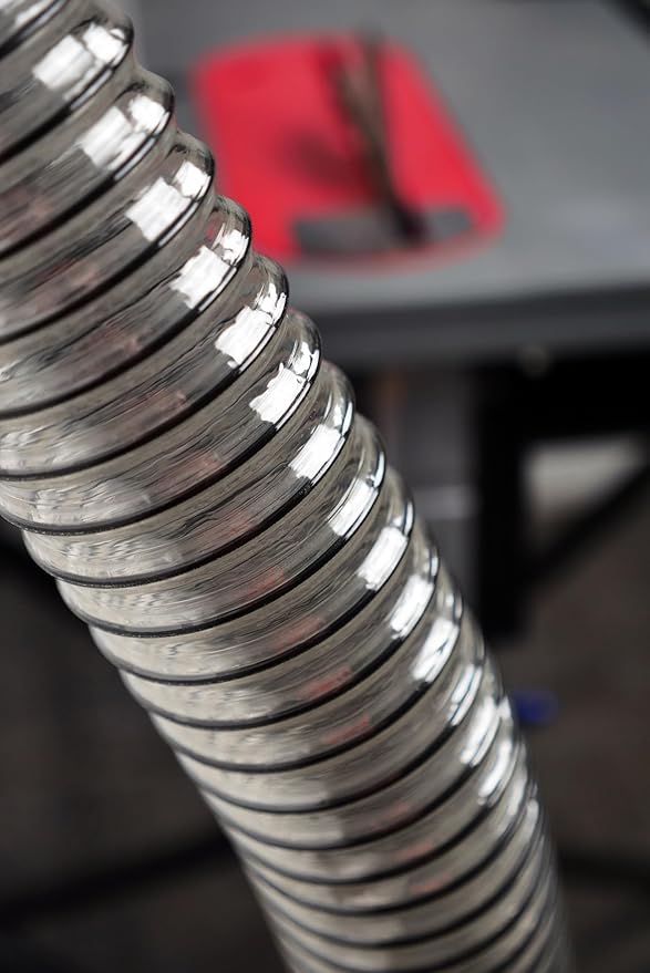 Cen-Tec Systems 2 Inch x 10 Ft. Urethane Dust Collection and Ducting Hose