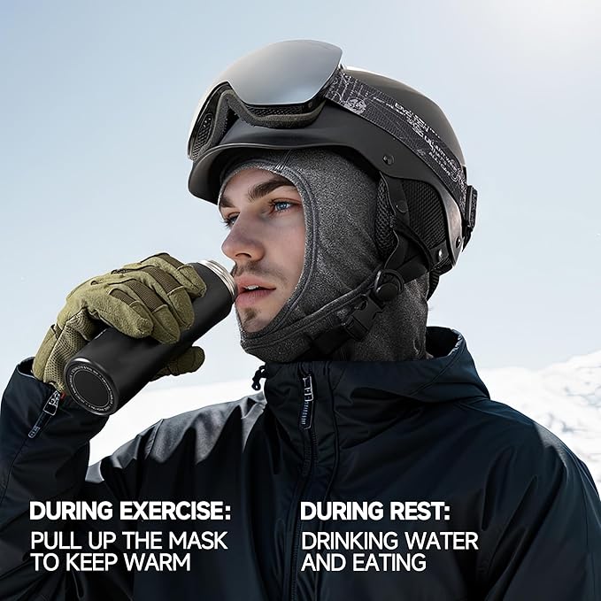 Balaclava Ski Mask Warm Full Face Cover Winter Full Face Mask for Skiing Snowboarding Outdoor Sports