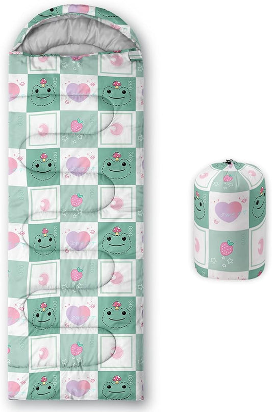 BailiPromise Camping Sleeping Bags,3 Season Warm & Cool Weather,Lightweight,Waterproof Sleeping Bags for Adults & Kids,Traveling,and Outdoors,Camping Gear Equipment