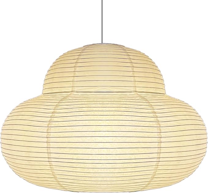 21.65inch White Cloud Lampshade,Big Size Foldable Chinese Paper Lantern, Handicrafts Ceiling Ampshade Indoor Decorative Chandelier