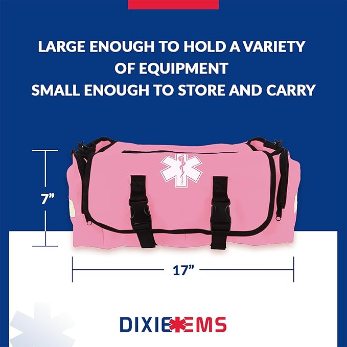 Dixigear First Responder On Call Trauma Bag W/Reflectors (Pink)