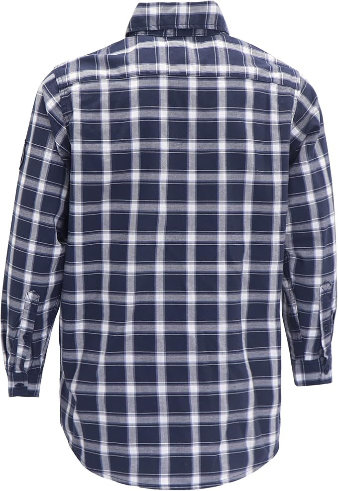 BOCOMAL FR Shirts 6.25oz Lightweight Welding Shirts Flame Resistant Men's Fire Retardant Shirt