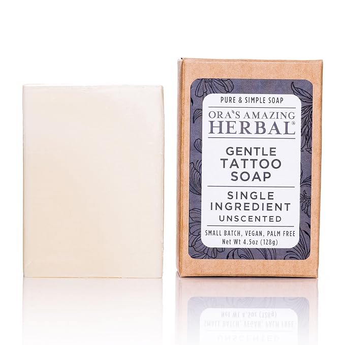Tattoo Soap, Unscented, Made in the USA, Ora’s Amazing Herbal