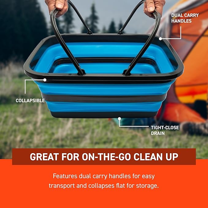 Survive Outdoors Longer Flat Pack Collapsible Sink (Pack of 2)