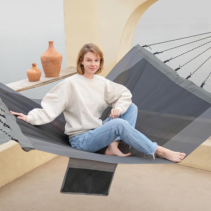 Only Textilene Hammocks for Outdoor (Volcano Grey)