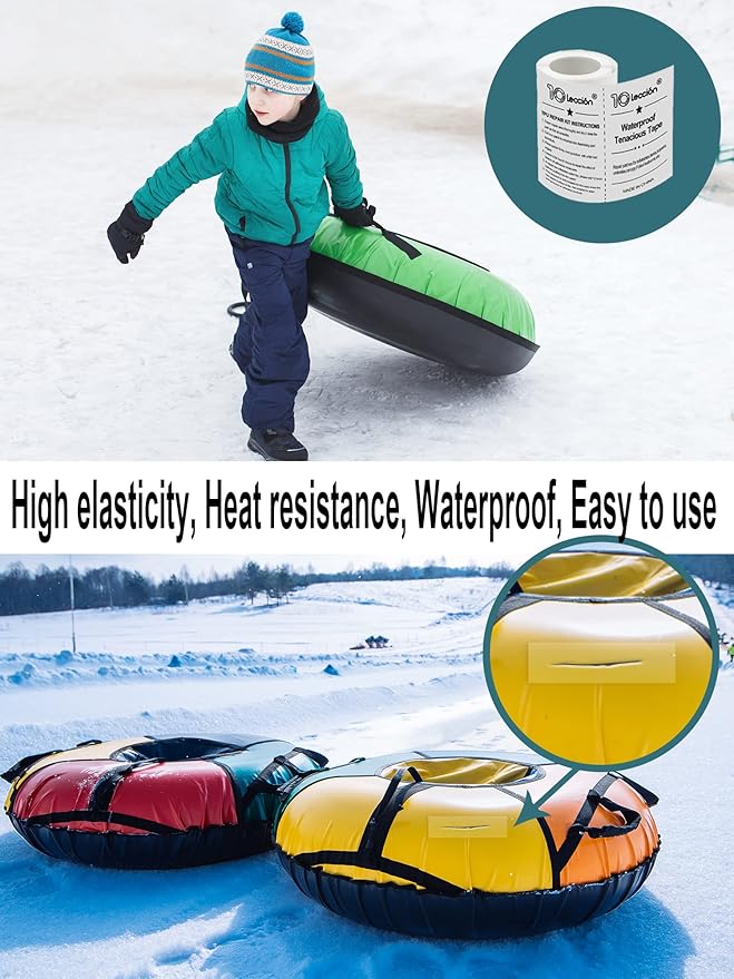 6in*7ft Inflatables Bounce House Repair Kit, Air Mattress Patch Kit, Vinyl Pool Patch Repair Kit, TPU Patch for Above Ground Pools, Tent, Canvas, Floats, Snow Tubes, Air Bed and Inflatable Decorations