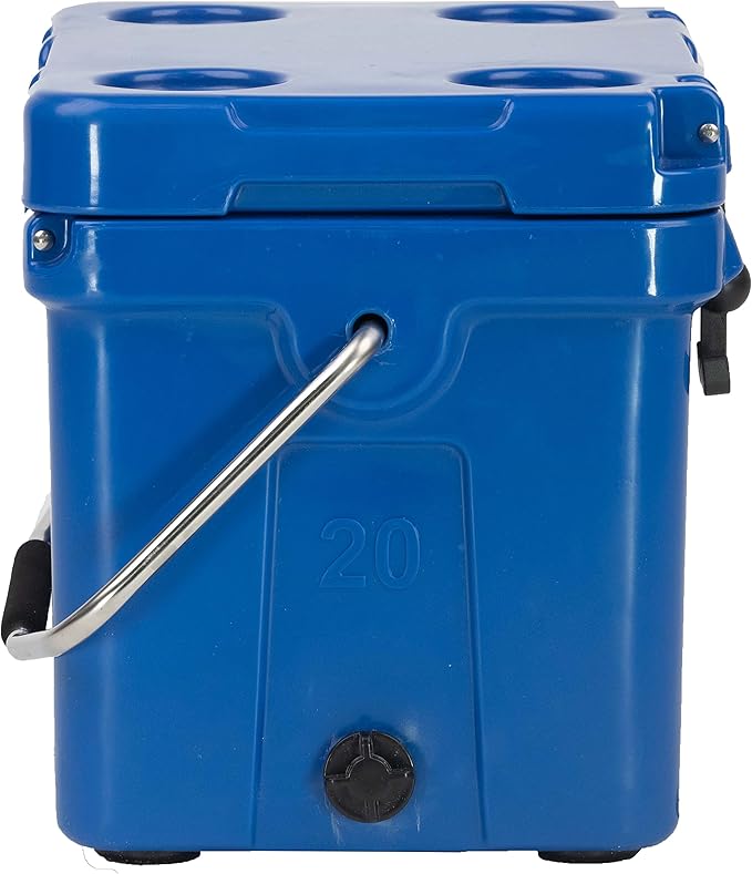 Coastland Bay Series Cooler Premium Everyday Use Insulated Rotomolded Cooler, Small Ice Chest for Tight Spaces, Soccer Games, & Tailgates