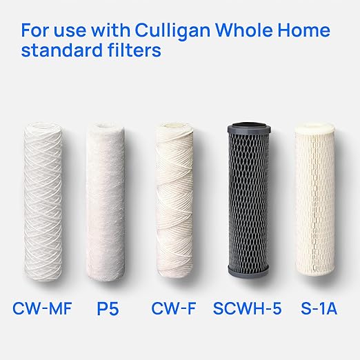 Culligan HF-150A Whole Standard Duty 3/4 Inlet/Outlet Water Filter Housing, Blue