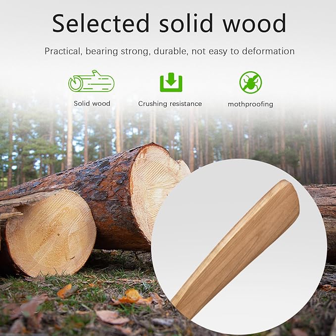 52" Ceiling Fans with Light with Remote Control Ceiling Fans with 3 Wood Blades, Solid Wood Ceiling Fan Indoor Outdoor for Dining Room, Living Room, Office, Farmhouse etc.…