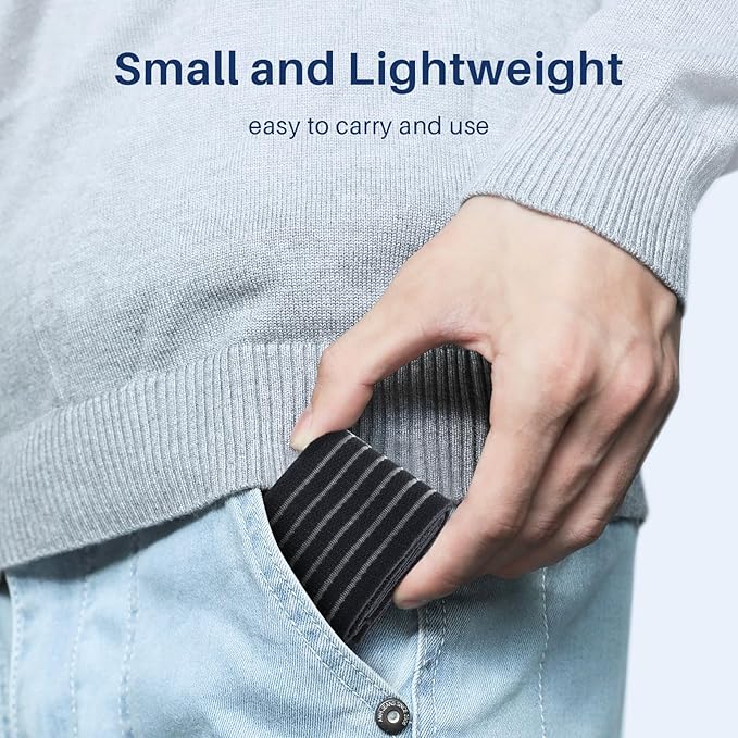 Comfytemp Ice Pack Strap, Stretchable, Reusable, 27.6 x 2 in, 1pc, Ice Belt Extender Strap, Elastic Hook and Loop Extension Strap Adds Length to Most Ice Packs, Multiple Uses