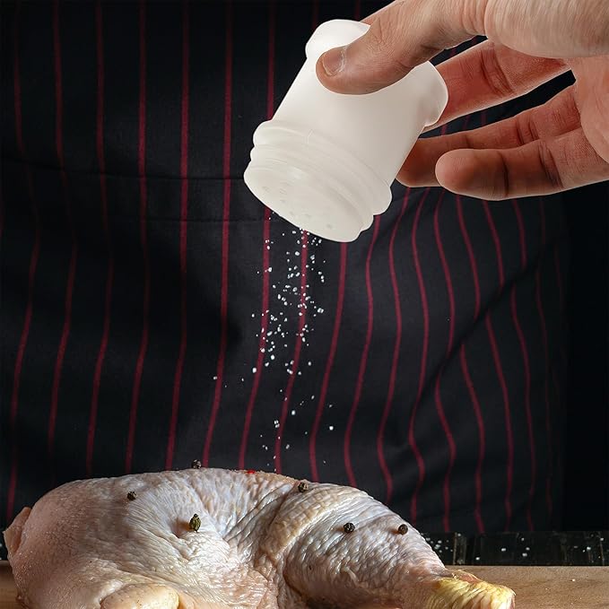 Cornucopia Brands Mini Plastic Spice Jars w/Sifters (12-Pack, Red); 2 Tablespoon Capacity (1 Fluid Ounce) Spice Bottles for Travel, Glitter, Gifts, Favors, Etc.