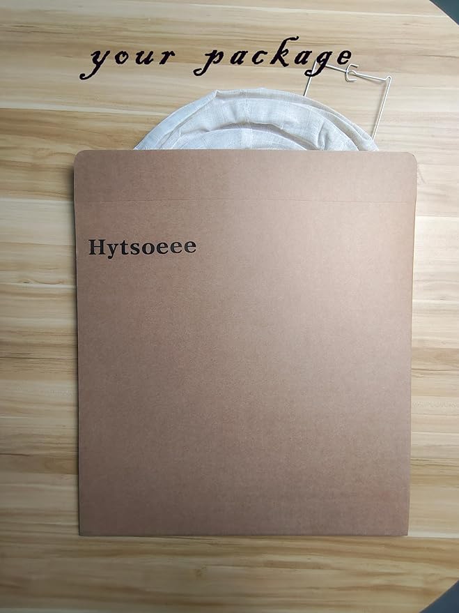 Hytsoeee(19.69Inch) Large Round Linen Fabric Lantern, Beige Foldable Hanging Fabric Lantern Lamp Shade,Handmade Linen Cloth Lanterns Pendant Light Shade for Home, Leisure Places, Ceiling Decor