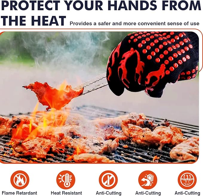 Llamaviva 2 Burner Gas Stove Propane Outdoor Stove with Wind panel,Side Shelves,Auto Ignition Button,Removable Legs &Regulator Hose&Carrying Bag 150000 BTU Propane Burners for Outdoor BBQ -gloves