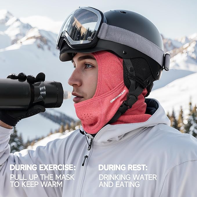 Balaclava Ski Mask Warm Full Face Cover Winter Full Face Mask for Skiing Snowboarding Outdoor Sports
