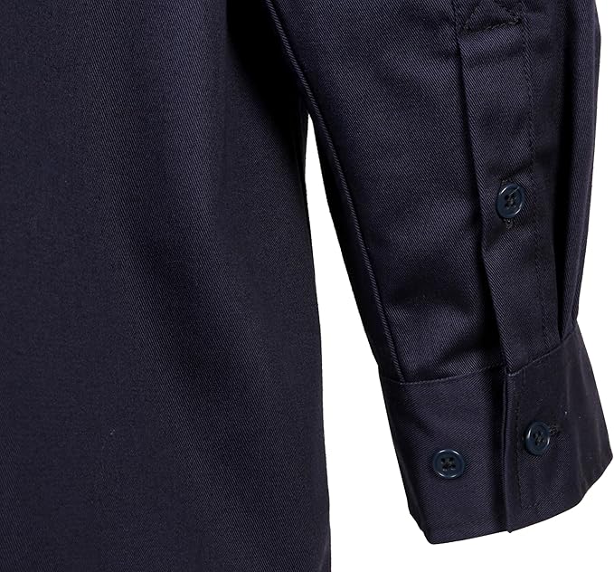 BOCOMAL FR Shirts 6.25oz Lightweight Welding Shirts Flame Resistant Men's Fire Retardant Shirt