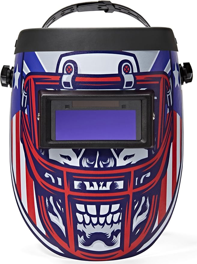 Auto Darkening Welding Helmet - Lightweight, Shade #3/11, with Bag (Touchdown)